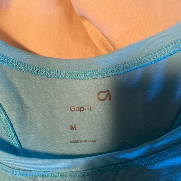 GAP Light Blue Racerback Tank Top - Picture 3 of 3